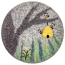 Filz-Topfuntersetzer Bienenstock 20 cm