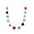 Felted Garland Hearts