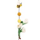 Felted Garland Beehive