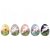 Filzanhänger Ei mit Hoppelhase 5er-Set
