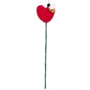 Filzstecker Herz am Stiel mit Biene