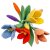 Filzblumen Tulpen zitronengelb 2er-Set