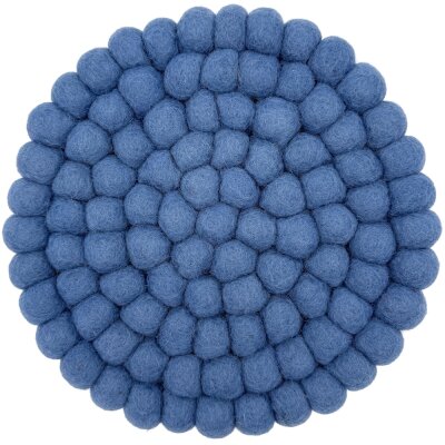 trivet 18 cm paris blue round