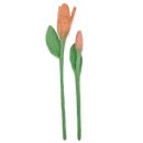 Filzblumen Tulpen rosa 2er-Set