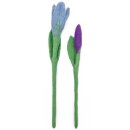 Filzblumen Tulpen blau 2er-Set