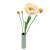 4pcs Set Felted Flower w. Beads Set