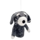 5er-Set Anhänger Filztiere Hund & Katz