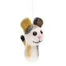 5er-Set Anhänger Filztiere Hund & Katz