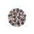 Coaster 9cm round multi-col.