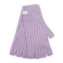 Kaschmir-Handschuhe fingerfrei soft violett
