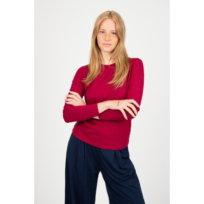 Basic Langarmshirt CALLA aus Lyocell