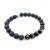 Perlen-Armband Lavastein Gravur