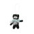 Felted Christmas Hanger Cat blue Scarf