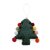 Filzanhänger Baumschmuck Tannenbaum mit Kugeln