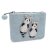Felted Bag little Racoon 15 x 12 cm