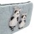 Felted Bag little Racoon 15 x 12 cm