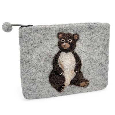 Filzbeutel Kleiner Bär 15 x 12 cm