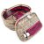 Upcycle 46 Sari Kosmetikbeutel Kosmetiktasche 24 x 17 cm