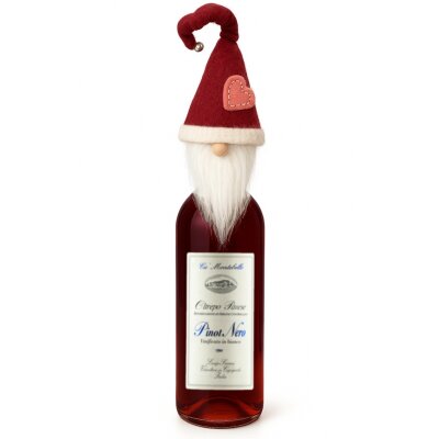 Bottle Christmas Imp dahlia red