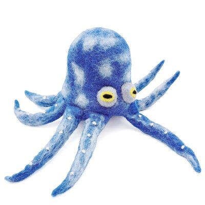 Eierwärmer Oktopus Krake blau
