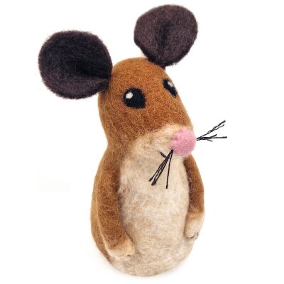 Eierwärmer braune Maus