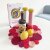 Tischset Platzmatte Kreise 38 cm rot mix