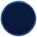 Tischset Platzmatte Kontrast 38 cm rund altantikblau