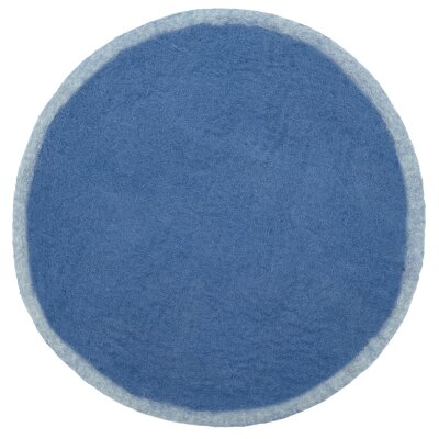 Placemat Contrast Egde paris blue