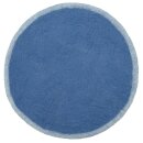 Tischset Platzmatte Kontrast 38 cm rund parisblau
