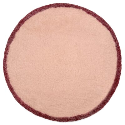 Tischset Platzmatte Kontrast 38 cm rund pfingstrose