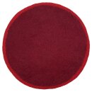 Tischset Platzmatte Kontrast 38 cm rund dahlienrot