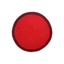 Tassenuntersetzer Kontrast 9 cm korallenrot