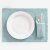 Placemat Basic Rectangle pastel blue