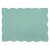 Placemat Wavy Edge aquamarin blue