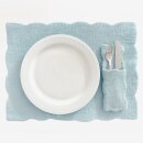 Tischset Platzmatte Welle 33 x 45 cm pastellblau