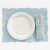 Tischset Platzmatte Welle 33 x 45 cm pastellblau