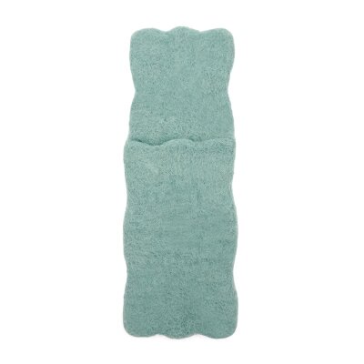 Cutlery Pouch Wavy Edge aquamarine blue