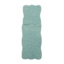 Besteckhülle Welle 23 cm aquamarinblau