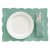 Cutlery Pouch Wavy Edge aquamarine blue