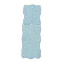 Besteckhülle Welle 23 cm pastellblau
