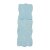 Besteckhülle Welle 23 cm pastellblau