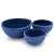 Filzkorb zweifarbig rund parisblau 16 cm