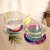 Upcycle 48 Sari Tassenuntersetzer 4er-Set rund 10 cm
