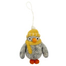 Felted Hanger Pinuin yellow Hat