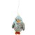 Filzanhänger Pinguin pastellblaue Mütze