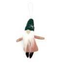 Filzanhänger Wichtel pastell 5er-Set