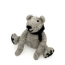 Filzanhänger Eisbär hellgrau