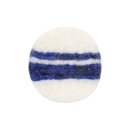 Tassenuntersetzer 4er Set blaue Streifen 9 cm