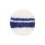 Tassenuntersetzer 4er Set blaue Streifen 9 cm