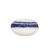 Tassenuntersetzer 4er Set blaue Streifen 9 cm